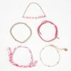 Promo π₯ Claire's Gold & Pink Beaded & Woven Bracelet Set - 5 Pack π 1 Promo π₯ Claire's Gold & Pink Beaded & Woven Bracelet Set - 5 Pack π -Claireβs Shop 01402 1