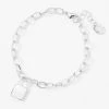 Best Sale ✔️ Claire's Silver Padlock Charm Chain Link Bracelet 👍 2 Best Sale ✔️ Claire's Silver Padlock Charm Chain Link Bracelet 👍 -Claire’s Shop 02074 1
