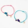 Best Sale ✨ Claire's Best Friends Dolphin Mood Adjustable Cord Bracelets - 2 Pack ✨ -Claire’s Shop 06345 1