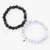 Best reviews of ???? Claire's Yin Yang Marble Beaded Stretch Bracelets - 2 Pack ???? -Claire’s Shop 08732 1