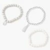 Cheapest 🔥 Claire's Rose Marble Beaded Stretch Bracelets - White, 3 Pack 🛒 1 Cheapest 🔥 Claire's Rose Marble Beaded Stretch Bracelets - White, 3 Pack 🛒 -Claire’s Shop 11467 1