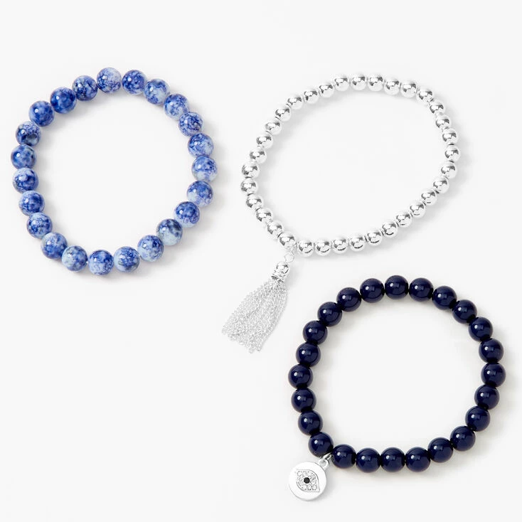 Evil Eye Marble Beaded Stretch Bracelets - Blue, 3 Pack Best reviews of ✔️ Claire's Evil Eye Marble Beaded Stretch Bracelets - Blue, 3 Pack ???? -Claire’s Shop 11575 1