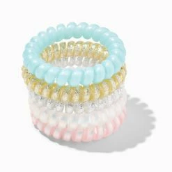 Top 10 🌟 Claire's Club Fairy Glitter Coil Bracelets - 5 Pack 🤩