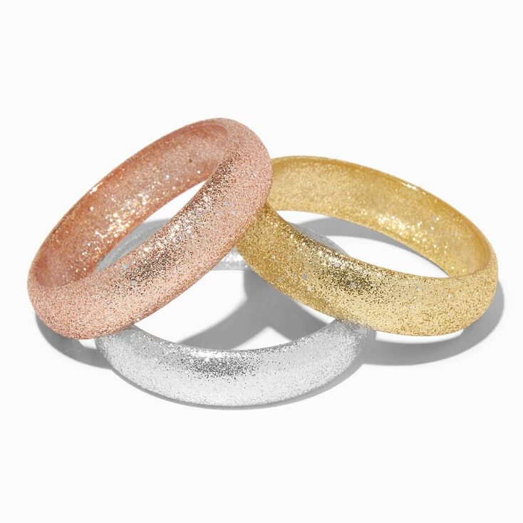 Claire's Club Fairy Glitter Bangle Bracelets - 3 Pack Cheap ???? Claire's Club Fairy Glitter Bangle Bracelets - 3 Pack ???? -Claire’s Shop 19034 2