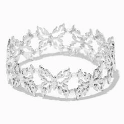 Hot Sale 😉 Claire's Silver Filigree Butterfly Stretch Bracelet 🔔