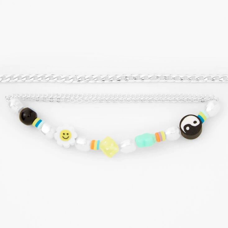 Cheap ๐ Claire's Silver Daisy Happy Face Bracelet Set (2 Pack) ๐ 4 Cheap ๐ Claire's Silver Daisy Happy Face Bracelet Set (2 Pack) ๐ - Image 2