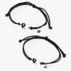 Outlet ✨ Claire's Yin Yang Best Friends Adjustable Bracelets - 2 Pack ⌛ -Claire’s Shop 29374 1