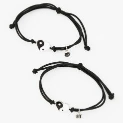 Outlet ✨ Claire's Yin Yang Best Friends Adjustable Bracelets - 2 Pack ⌛