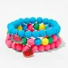 Top 10 💯 Claire's Club Matte Rainbow Beaded Stretch Bracelets (3 Pack) ✔️ -Claire’s Shop 32291 1