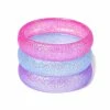 Flash Sale 💯 Claire's Club Glitter Bangle Bracelets - 3 Pack 🎉 -Claire’s Shop 32454 1