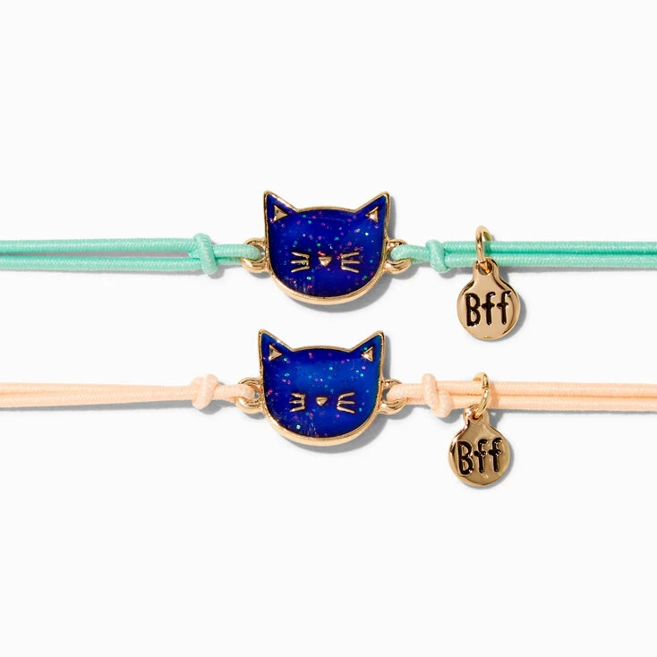 Best Friends Mood Cat Pastel Adjustable Cord Bracelets - 2 Pack Promo ❤️ Claire's Best Friends Mood Cat Pastel Adjustable Cord Bracelets - 2 Pack ???? -Claire’s Shop 36028 2