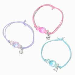 Best deal π Claire's Best Friends Pastel π¬ Candy Wrapper Adjustable Bracelets - 3 Pack π