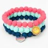 Buy 😍 Claire's Club Heart & Sun Matte Beaded Stretch Bracelets - 3 Pack ✨ 2 Buy 😍 Claire's Club Heart & Sun Matte Beaded Stretch Bracelets - 3 Pack ✨ -Claire’s Shop 39234 1