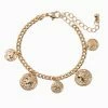 Deals ๐ Claire's Club Gold Coin Charm Chainlink Bracelet ๐ฅ 2 Deals ๐ Claire's Club Gold Coin Charm Chainlink Bracelet ๐ฅ -Claireโs Shop 39698 1