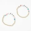 Discount 😀 Claire's Best Friends BFF Beaded Stretch Bracelets (2 Pack) 😍 -Claire’s Shop 52491 1
