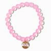 Hot Sale ✔️ Claire's Pink Peace Stretch Bracelet ???? -Claire’s Shop 54715 1