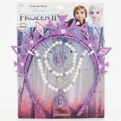 Wholesale 🎉 Claire's ©Disney Frozen 2 Tiara & Jewellery Set – Purple 🎁