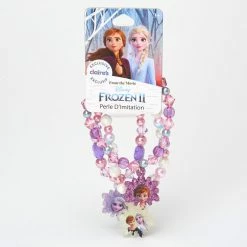 Promo β¨ Claire's Β©Disney Frozen 2 Purple Beaded Stretch Bracelets β 3 Pack π€©
