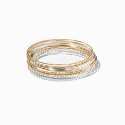 Budget ✔️ Claire's Gold & Silver Bangle Bracelets - 15 Pack 🛒