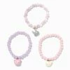 Top 10 ❤️ Claire's Club Pastel Pearl Bear Beaded Stretch Bracelets - 3 Pack ???? -Claire’s Shop 69747 1