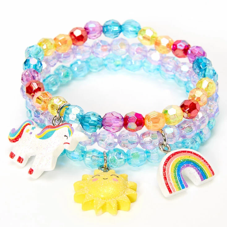 Claire's Club Magical Sunshine Beaded Stretch Bracelets - 3 Pack Wholesale ???? Claire's Club Magical Sunshine Beaded Stretch Bracelets - 3 Pack ???? -Claire’s Shop 79072 2