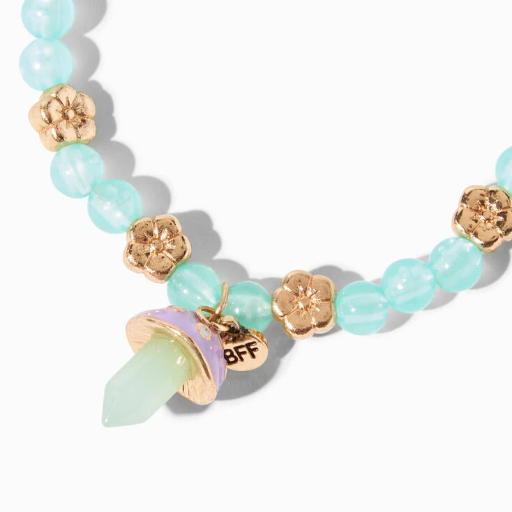 Best Friends Glow In The Dark Mushroom BFF Bracelets - 2 Pack Cheapest ???? Claire's Best Friends Glow In The Dark Mushroom BFF Bracelets - 2 Pack ???? -Claire’s Shop 86491 2