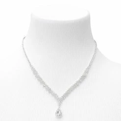 Brand new ???? Claire's Silver Cubic Zirconia Teardrop Jewelry Set - 3 Pack ???? 4 Brand new ???? Claire's Silver Cubic Zirconia Teardrop Jewelry Set - 3 Pack ???? -Claire’s Shop 92957 3