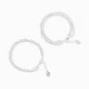 Discount 𧨠Claire's Silver Woven Multi-Strand Chain Bracelet Set - 2 Pack βοΈ 2 Discount 𧨠Claire's Silver Woven Multi-Strand Chain Bracelet Set - 2 Pack βοΈ -Claireβs Shop 95532 1