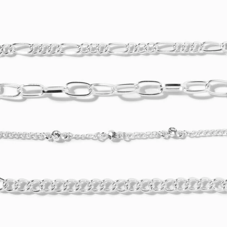 Best reviews of π Claire's Silver Woven Chain Bracelet Set - 4 Pack π 4 Best reviews of π Claire's Silver Woven Chain Bracelet Set - 4 Pack π - Image 2