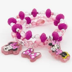 Brand new ???? Claire's ©Disney Minnie Mouse Beaded Stretch Bracelets – 3 Pack ????