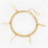 Best Sale ???? Claire's Gold Lightning Charm Bracelet ???? -Claire’s Shop 98680 1